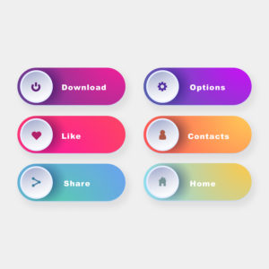 6 bouton de webdisgn pour un site internet